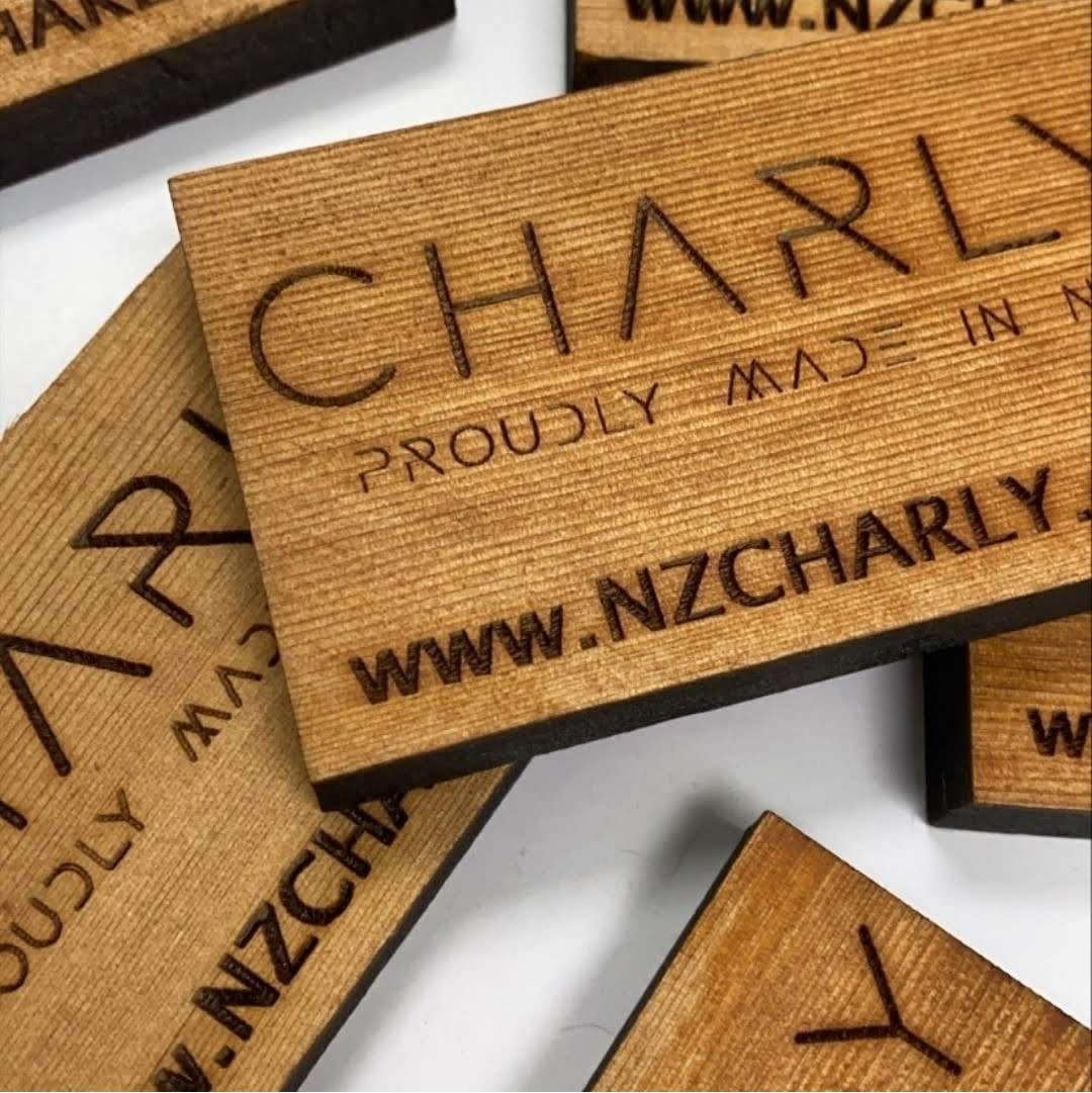 Cedarwood moth protection. natural remedies, ardrobe protection blocks with NZ charly engraved on them