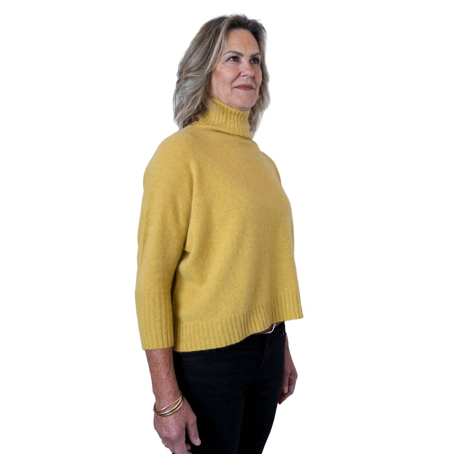 OS Summer Sweater in colour Sun. Side