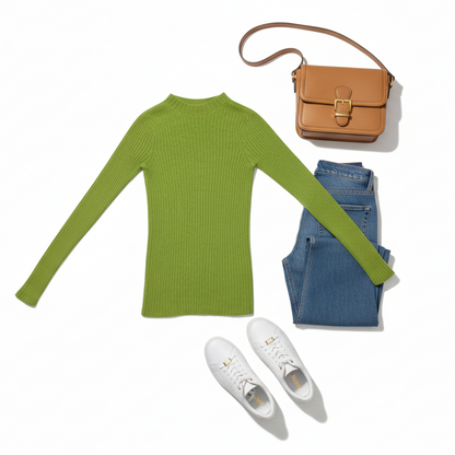 Merino Possum Silk | Smors Rib Jumper