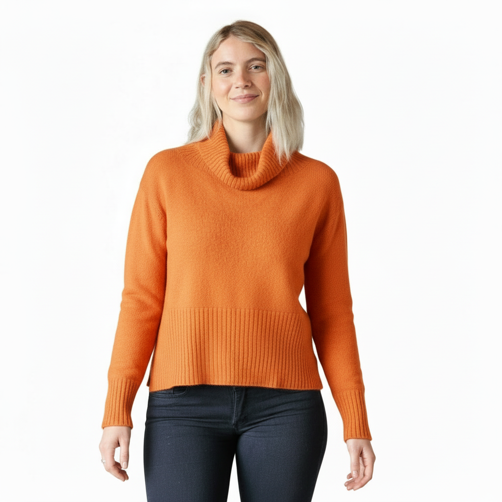 Cashmere Possum Silk | Split Hem Jumper
