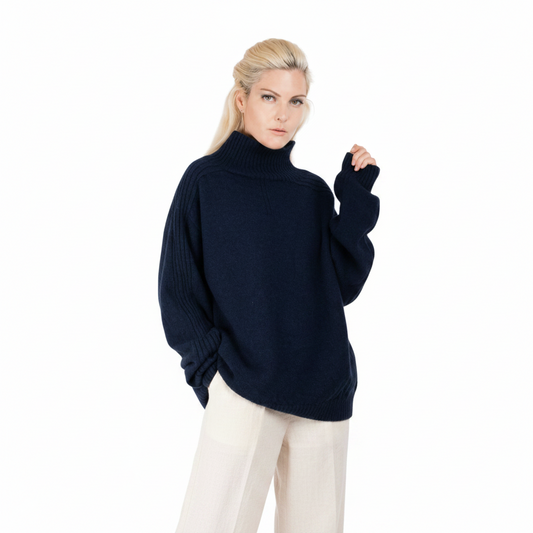Merino Possum Nylon | Sports Stripe Jumper
