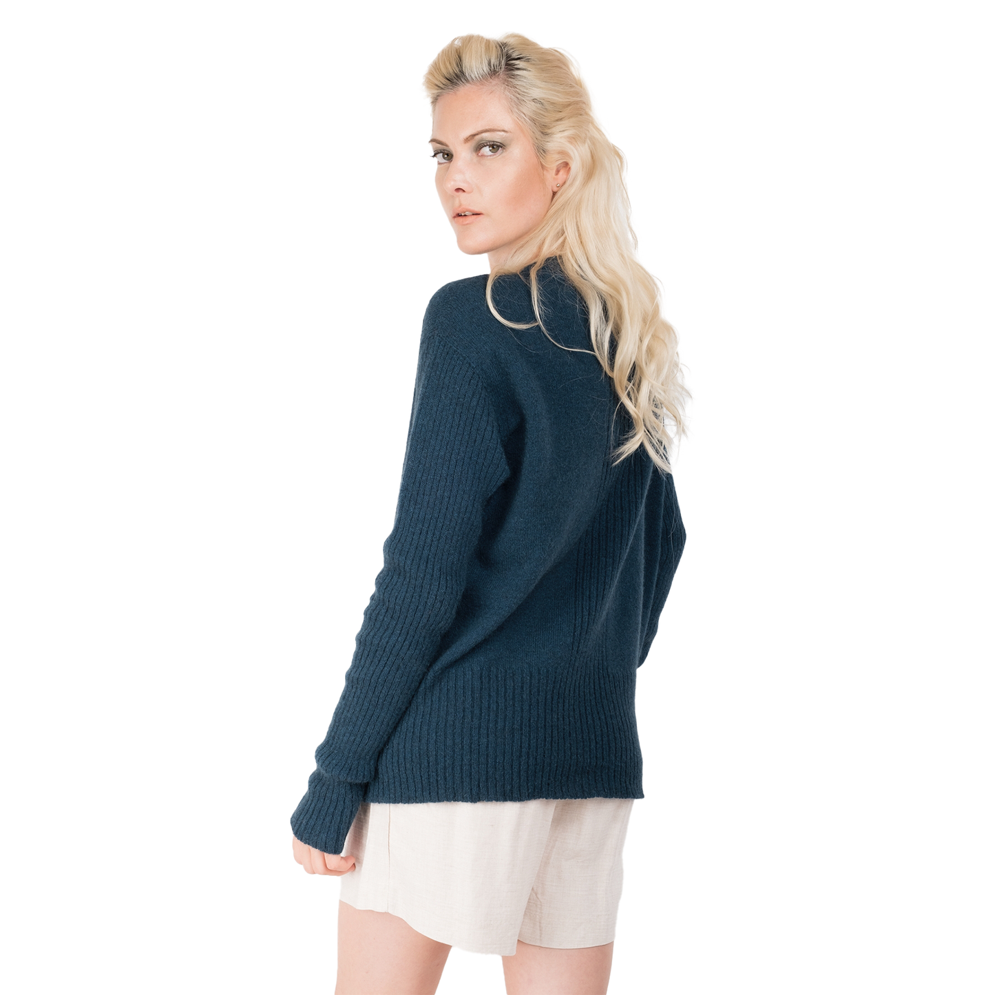 Cashmere Possum Silk | Centre Rib Sweater