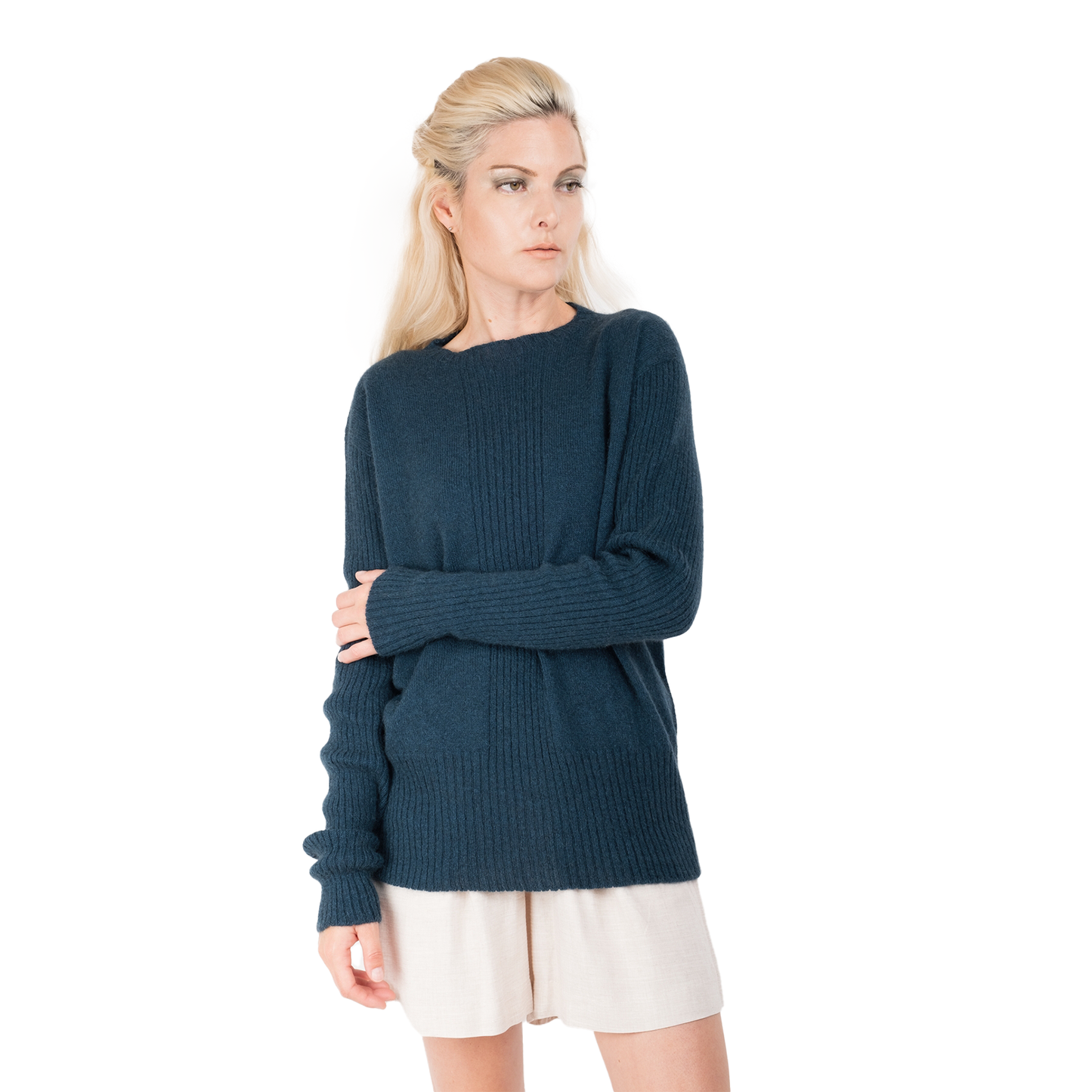 Cashmere Possum Silk | Centre Rib Sweater