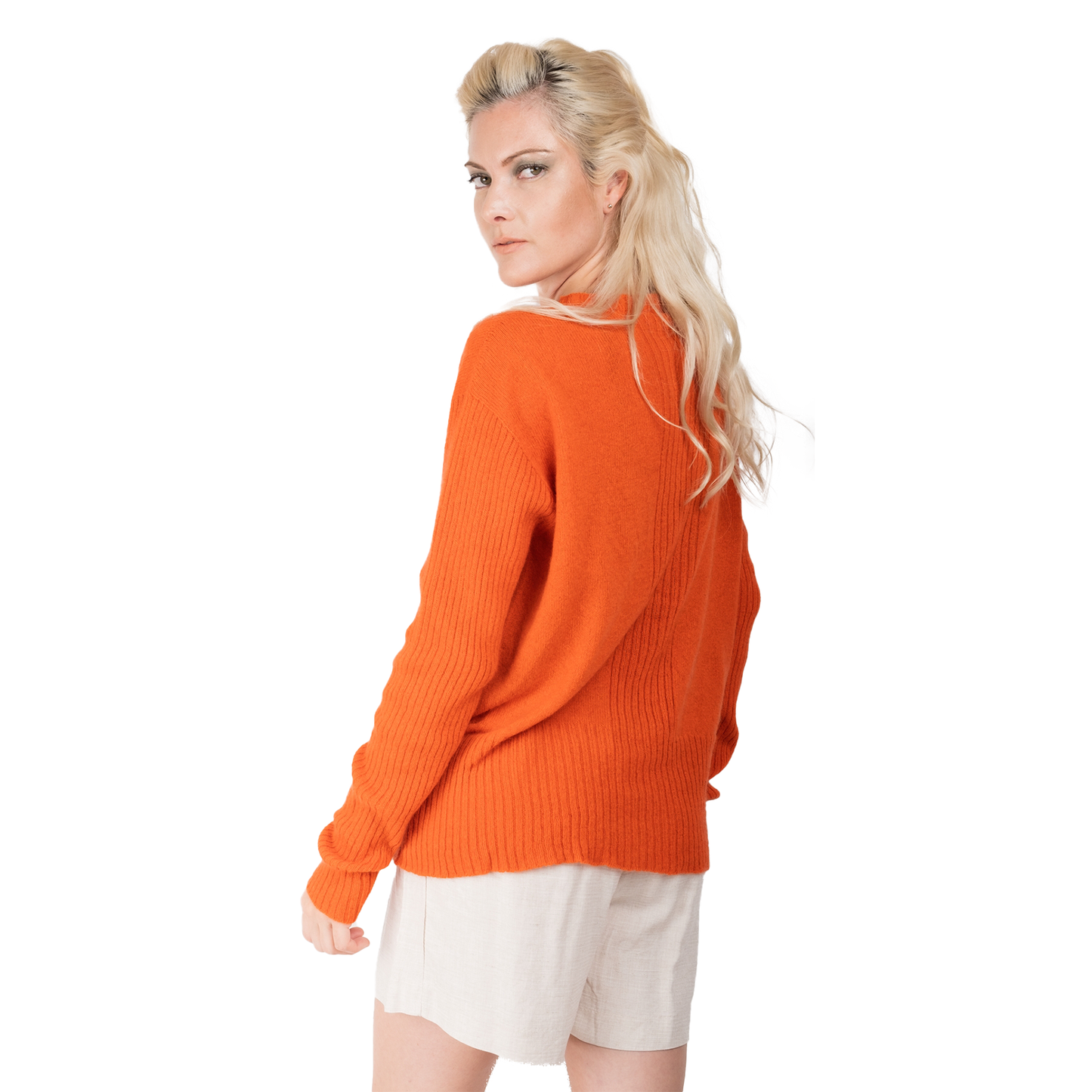 Cashmere Possum Silk | Centre Rib Sweater