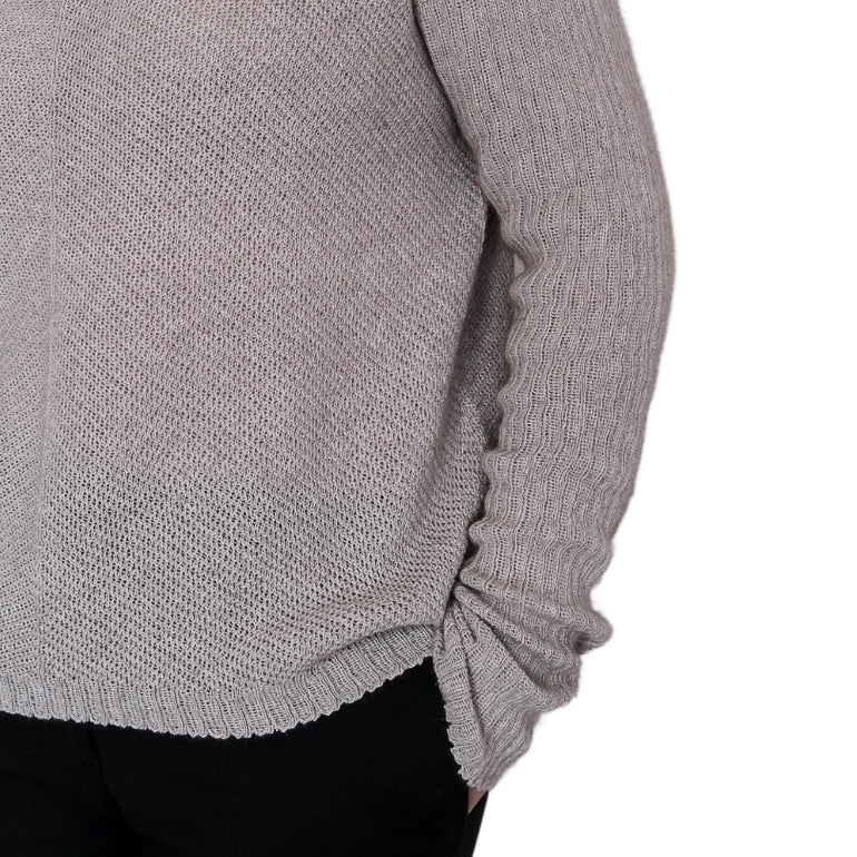 Cotton Merino Possum | Angle Rib Jumper