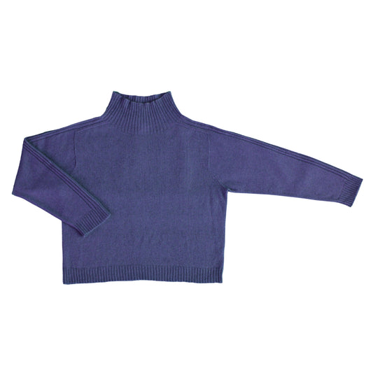 sports stripe jumper in colour jacaranda